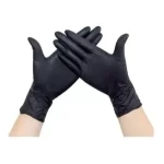 Guantes de latex negros Maxcare Talla L - Imagen 3