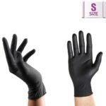 Guantes de latex negros Maxcare Talla S
