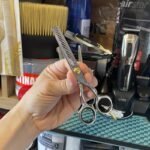 Tijera entresacadora punta dorada 5,5 pulg Obopekal - Imagen 3