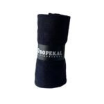 Toallas de microfibra Obopekal negras 45x85 cm