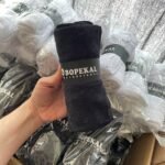 Toallas de microfibra Obopekal negras 45x85 cm - Imagen 4