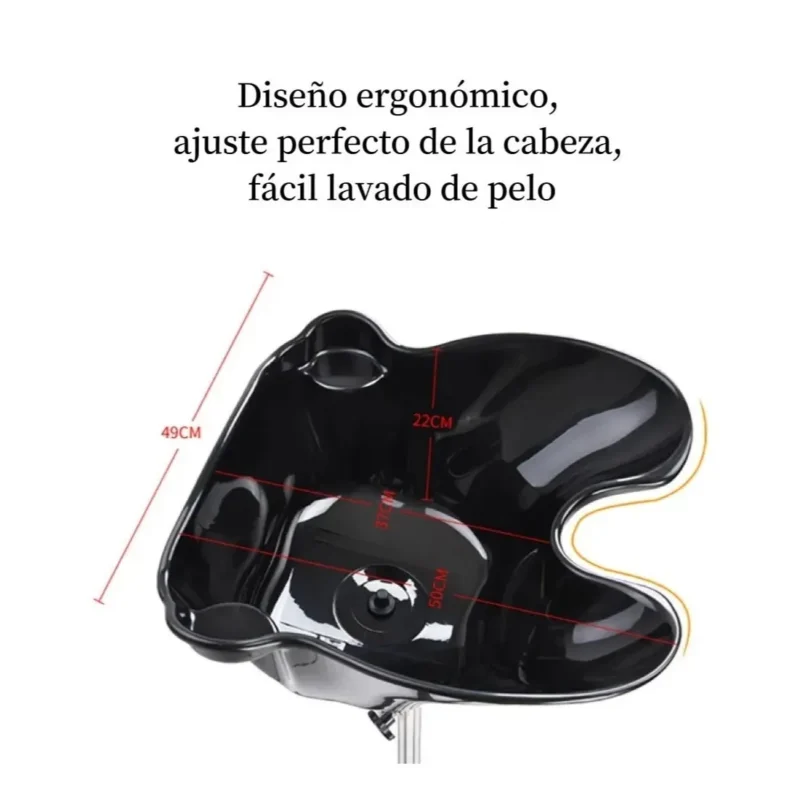 Lavapelo Portátil Regulable: Ideal para Peluquería y Barbería - Imagen 8