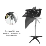 Lavapelo Portátil Regulable: Ideal para Peluquería y Barbería - Imagen 5