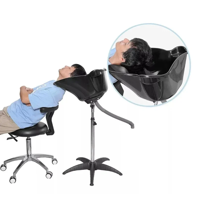 Lavapelo Portátil Regulable: Ideal para Peluquería y Barbería - Imagen 4