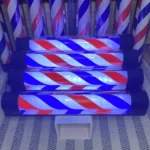 Pole Barbero Clásico de 90 cm: Estilo e Iluminación Únicos - Imagen 8