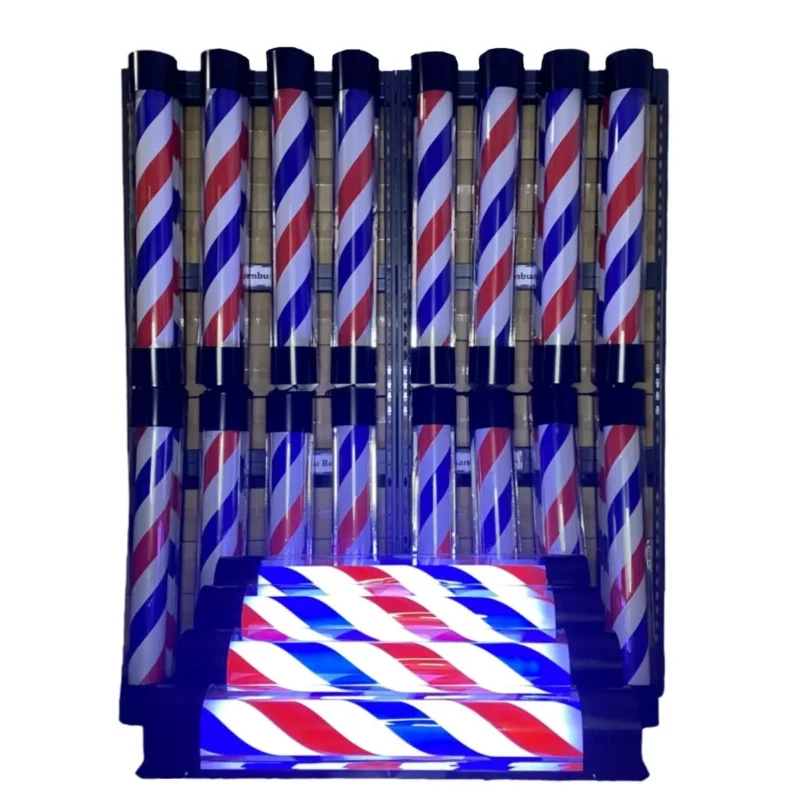 Pole Barbero Clásico de 90 cm: Estilo e Iluminación Únicos - Imagen 9