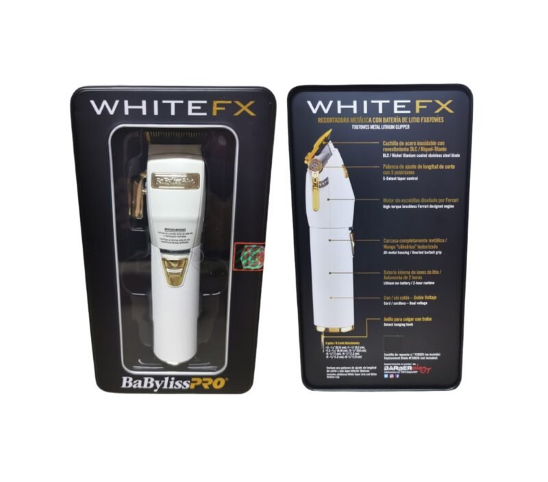 Máquina cortapelo BabylissPRO WhiteFX - Influencer Collection - Imagen 2