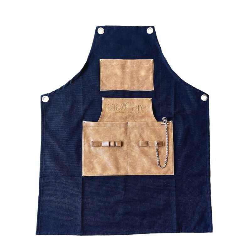 Pechera de Mezclilla y Semicuero con Bolsillos Maxcare - Imagen 3