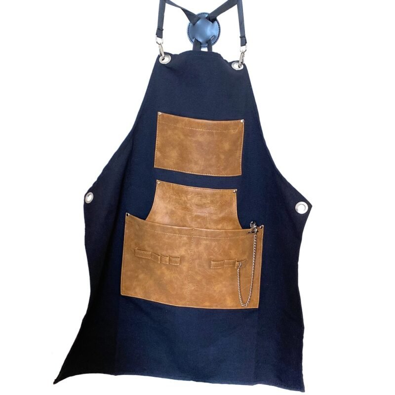 Pechera de Mezclilla y Semicuero con Bolsillos Maxcare - Imagen 2