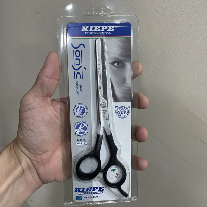 Tijera Esculpidora Italiana Kiepe Ergo Anatomic 6" Mod. 2155 - Imagen 6