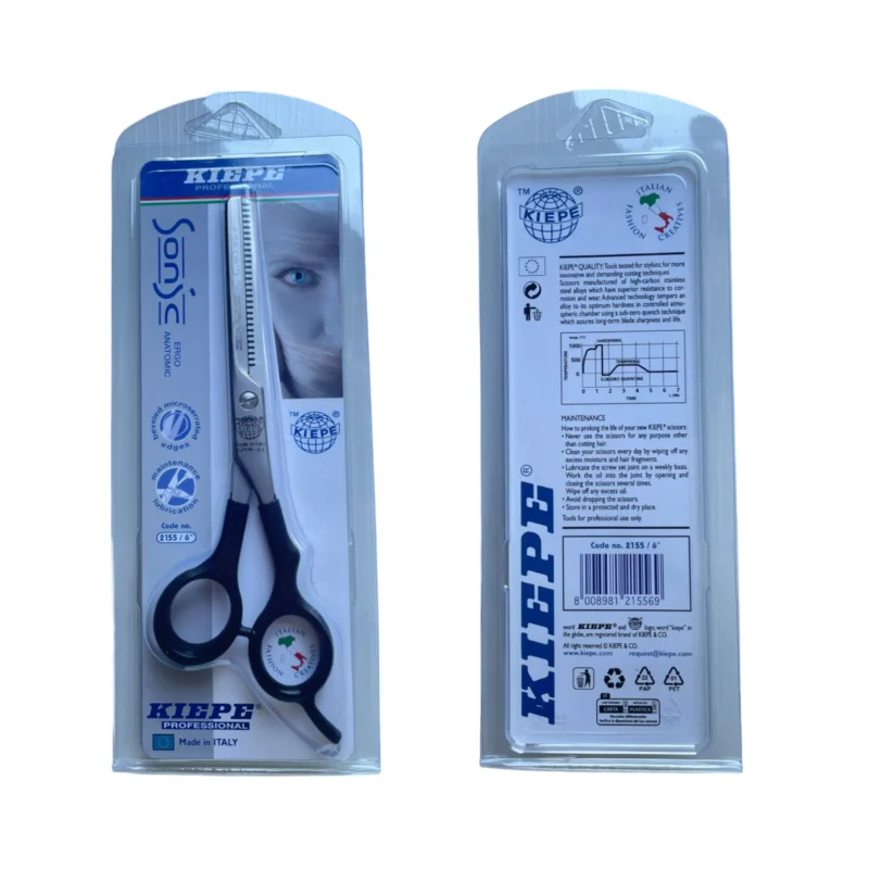 Tijera Esculpidora Italiana Kiepe Ergo Anatomic 6" Mod. 2155 - Imagen 5