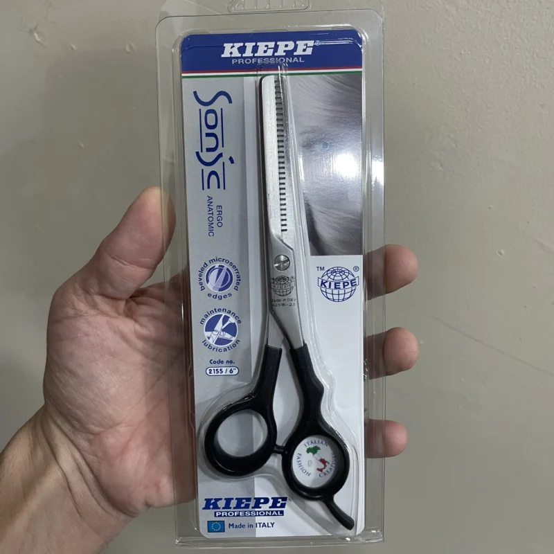 Tijera Esculpidora Italiana Kiepe Ergo Anatomic 6" Mod. 2155 - Imagen 7