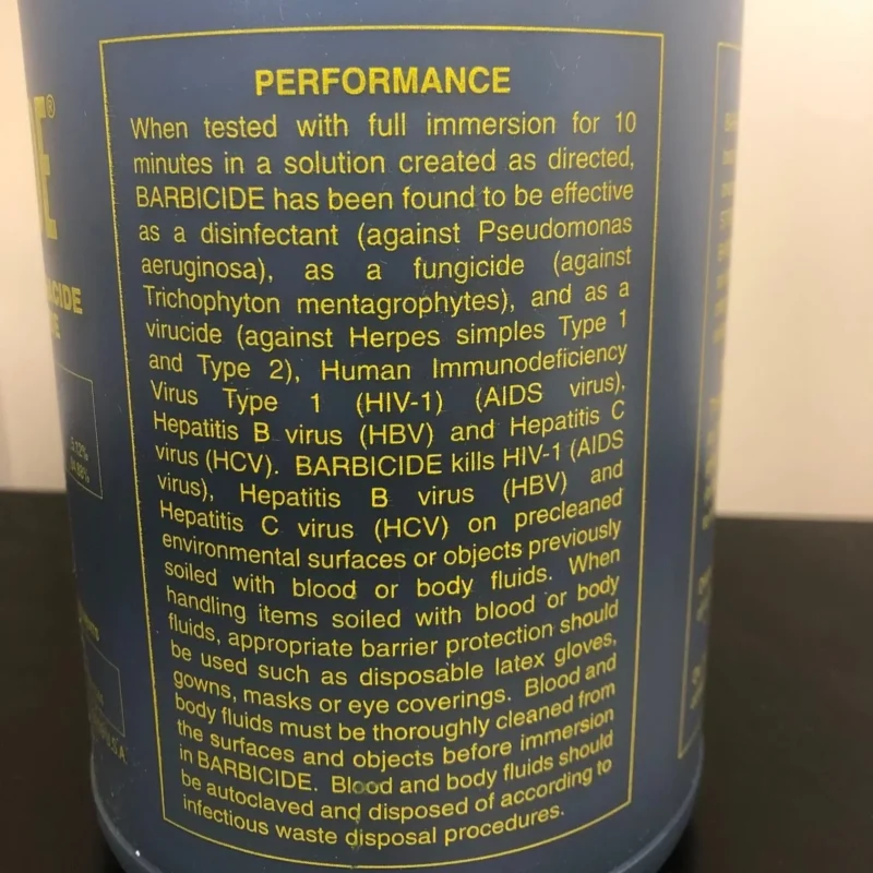 Barbicide: Desinfectante de Alto Nivel para Herramientas - Imagen 7