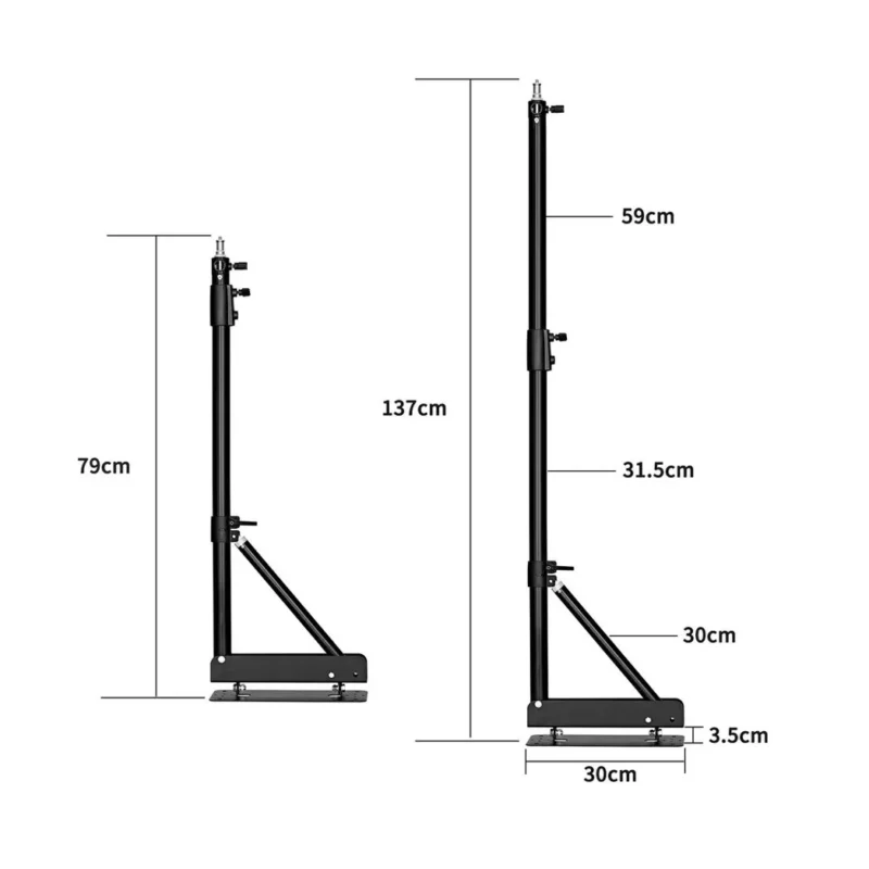 brazo-montaje-pared-aro-luz (4) Brazo de Montaje de Pared para Aro de Luz - Imagen 7