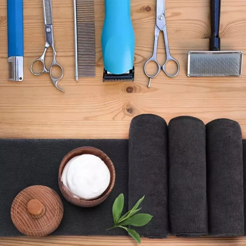 Pack de 12, 24 y 50 Toallas de Microfibra para Barbería y Peluquería - Imagen 11