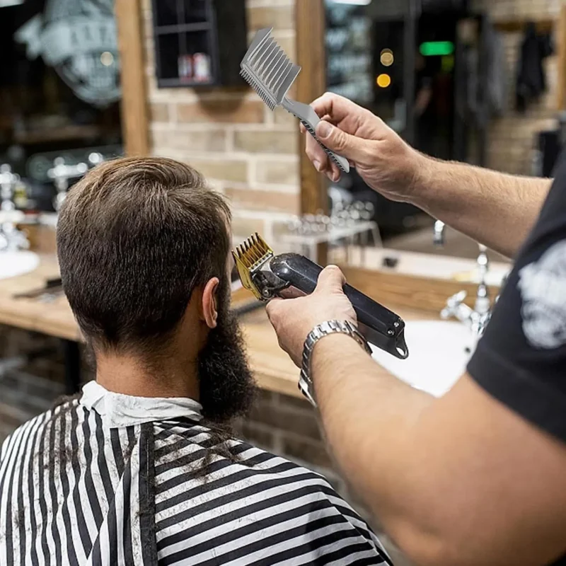 Peineta Flat Top para Cortes Laterales Profesionales - Imagen 7