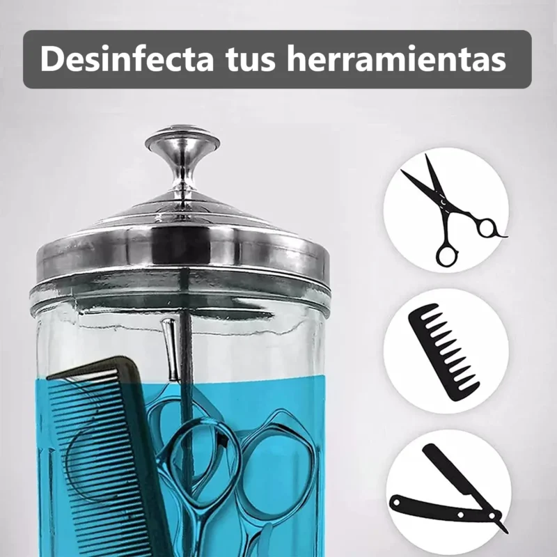 Tarro Desinfectante Barbicide: Cuida y Protege Tus Herramientas de Estilista - Imagen 3