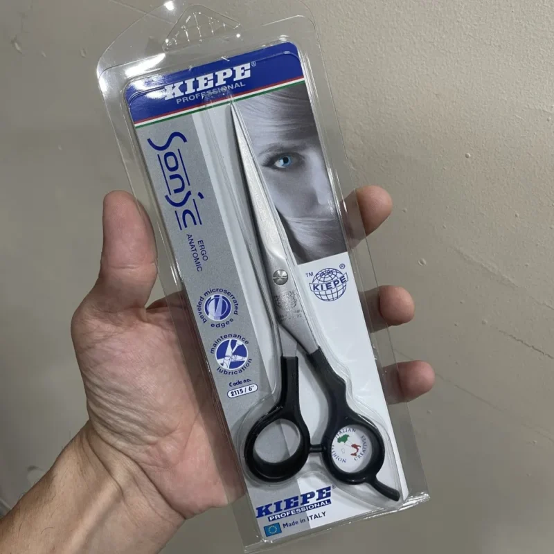 Tijera Microdentada Italiana Kiepe Ergo Anatomic 6" Mod. 2115 - Imagen 7