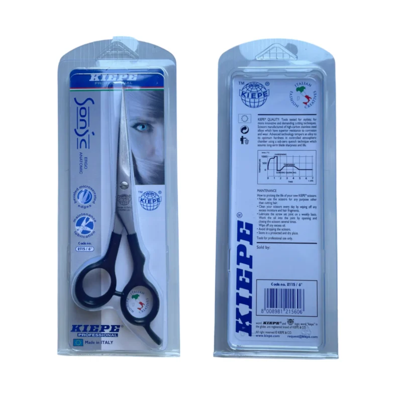 Tijera Microdentada Italiana Kiepe Ergo Anatomic 6" Mod. 2115 - Imagen 2