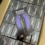 Combo Máquina Clipper y Trimmer Kemei Black - Imagen 9