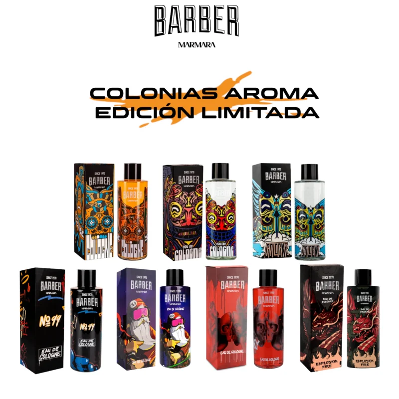 Colonia Marmara Barber Aroma Colombia Edición Limitada 500 ml - Imagen 5