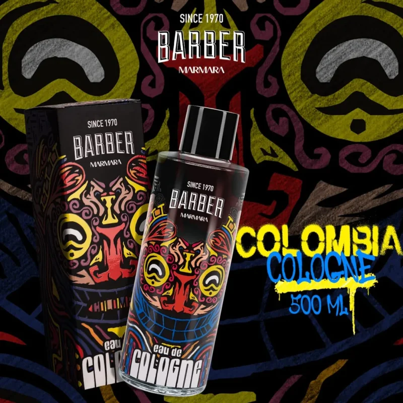 Colonia Marmara Barber Aroma Colombia Edición Limitada 500 ml - Imagen 4