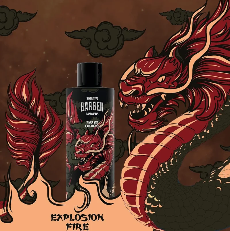 Colonia Marmara Barber Edición Especial Explosive Fire 500 ml - Imagen 4