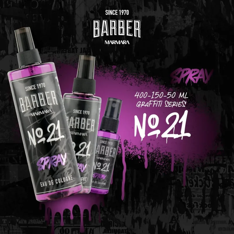 Colonia Graffiti Marmara Barber 400ml Aroma 21 - Imagen 3