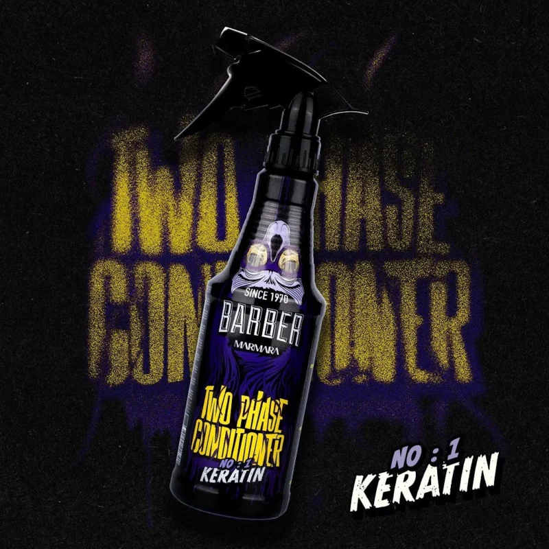 Bifásico Keratina Marmara Barber 500ml N°1 - Imagen 2