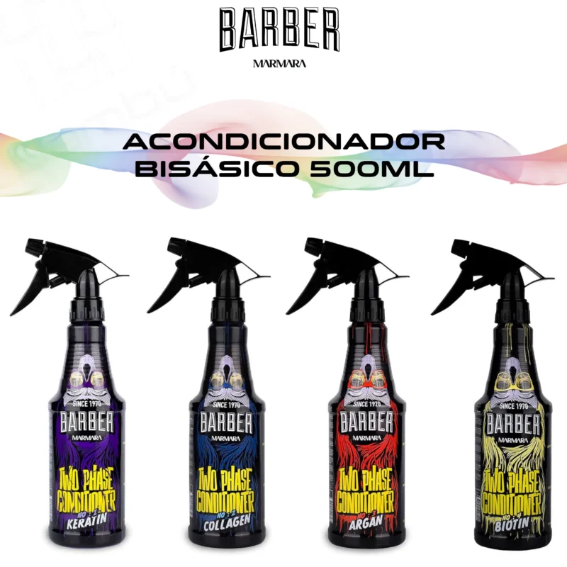 Bifásico Keratina Marmara Barber 500ml N°1 - Imagen 4