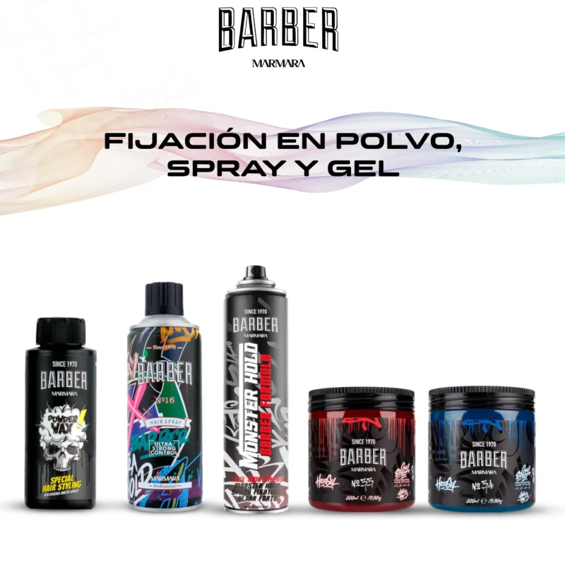 Laca Spray Marmara Barber Fijación Monster 750ml - Imagen 6