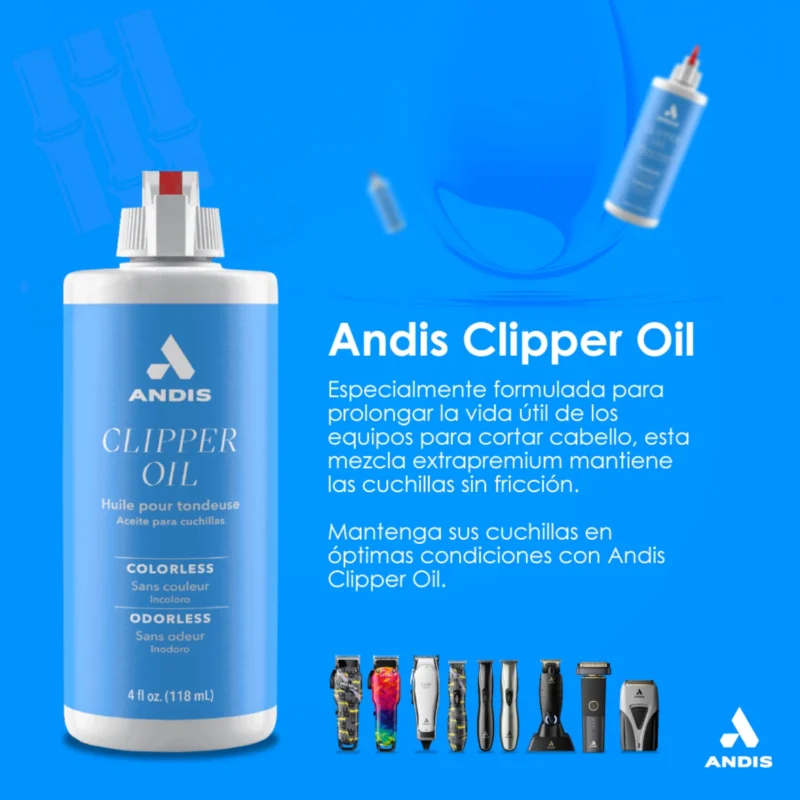 Aceite Lubricante para Máquinas Andis - Imagen 3