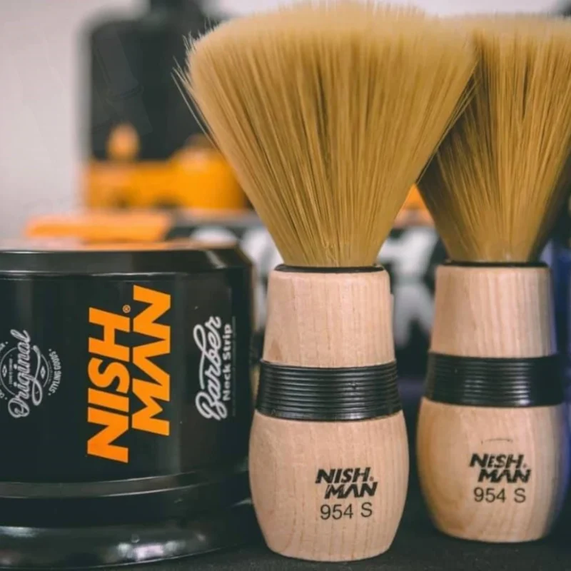 Cepillo Profesional Botapelo Mango Madera Nishman 954S - Imagen 3