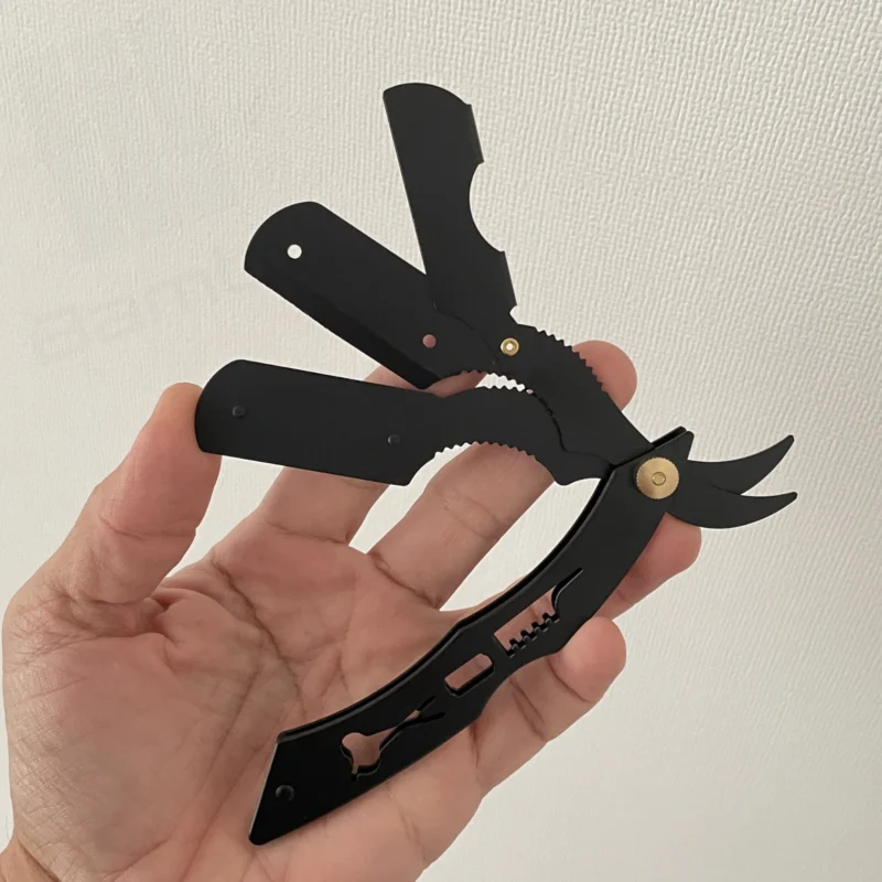 Navajín Profesional Negro de Acero Inoxidable - Imagen 6