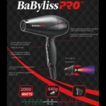 Secador BaBylissPRO Black Star 2000W - Imagen 4