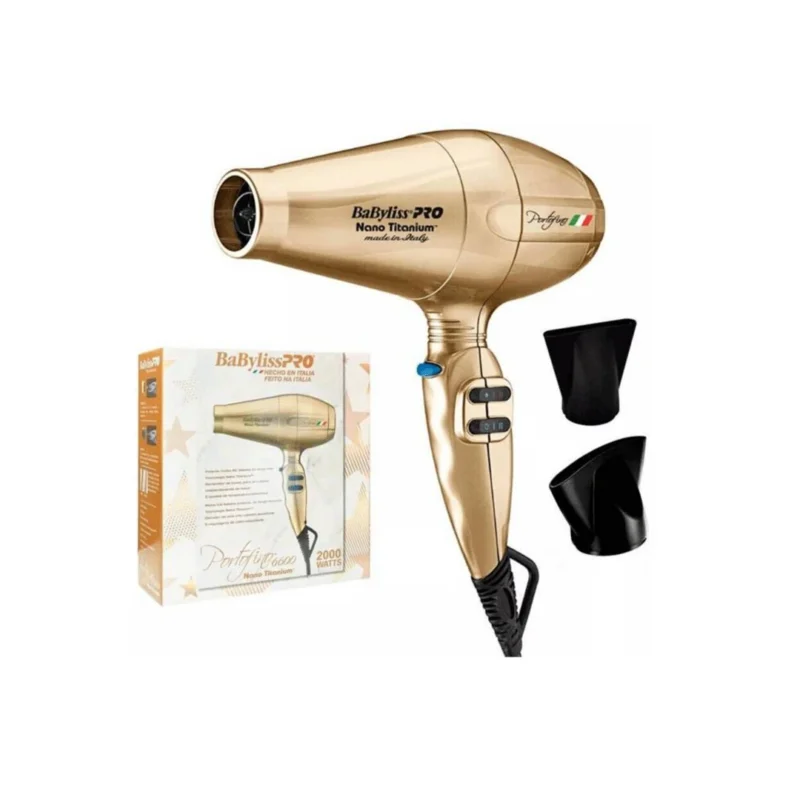 Secador Profesional BabylissPRO 6600 Portofino Gold 2000W - Imagen 5