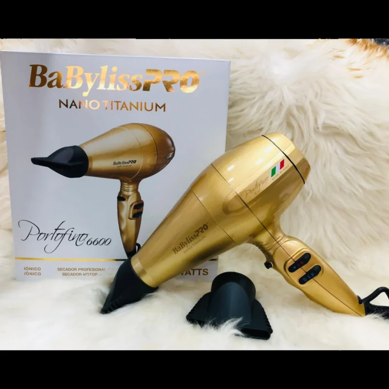 Secador Profesional BabylissPRO 6600 Portofino Gold 2000W - Imagen 6