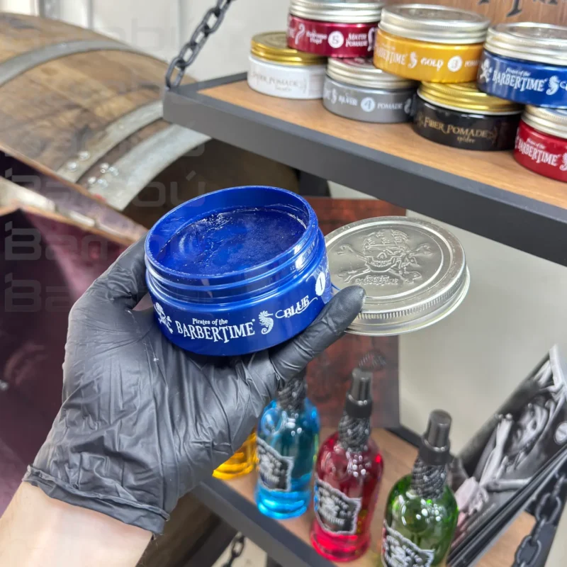 Pomada Azul Barbertime 150ml - Fijación y Estilo Duradero - Imagen 2