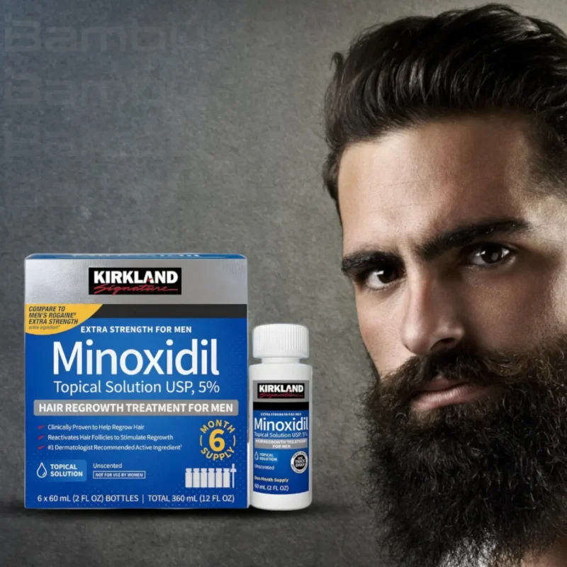 Minoxidil Kirkland 5% 6x60 ml (360ml) - Imagen 2