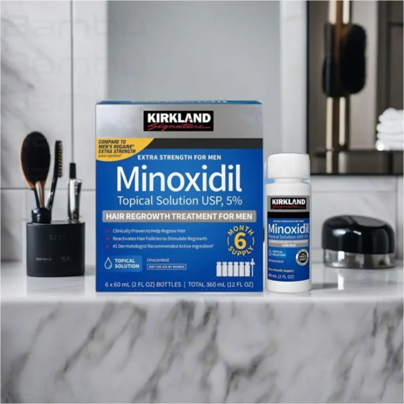 Minoxidil Kirkland 5% 6x60 ml (360ml) - Imagen 4