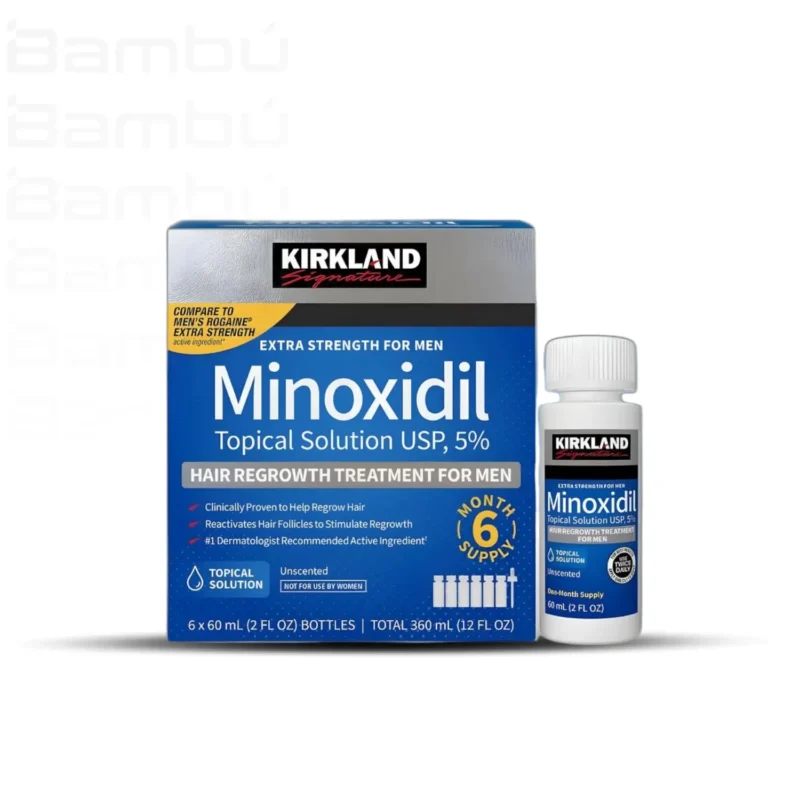 Minoxidil Kirkland 5% 6x60 ml (360ml) - Imagen 10