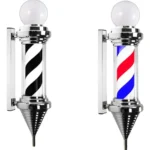 Pole Barber Profesional con Luz Giratoria 73cm