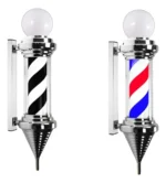 Pole Barber Profesional con Luz Giratoria 73cm
