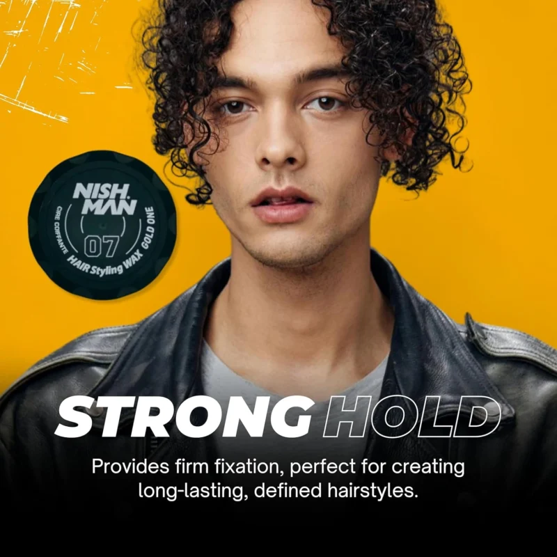 Cera Nish Man 07 Gold One 150ml – Fijación fuerte y acabado brillante - Imagen 2