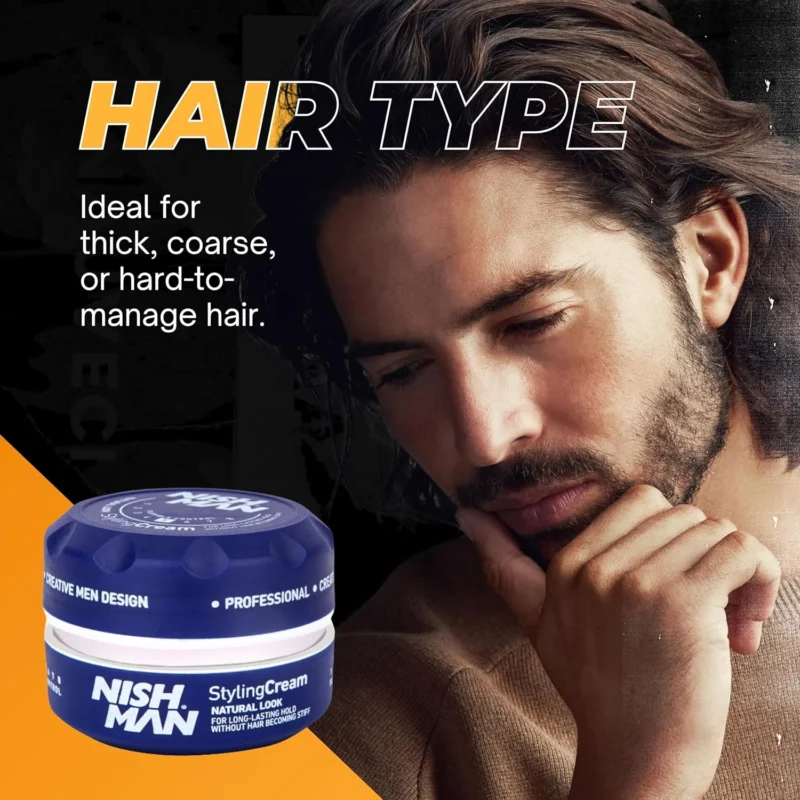 Cera Nish Man N° 5 Cream natural look 150ml - Imagen 4