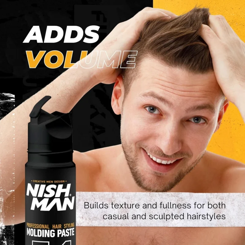 Cera Nish Man Matte Look molding pasta A1 100ml - Imagen 4