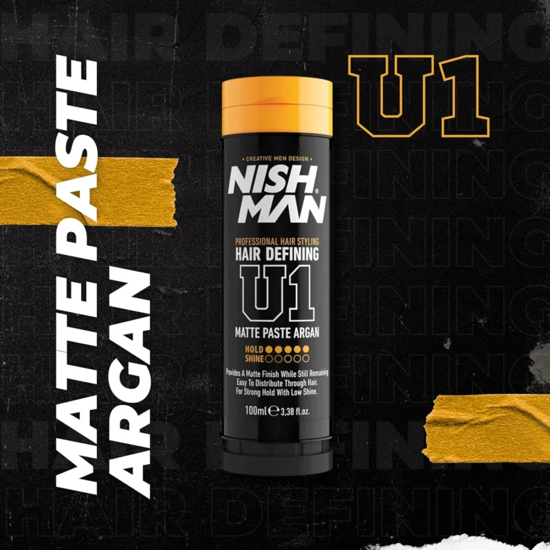 Cera Nish Man Matte U1 Argan 100ml - Imagen 5