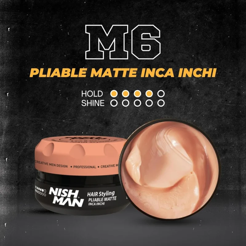 Cera Matte NishMan M6 Inca Inchi 100ml - Imagen 6