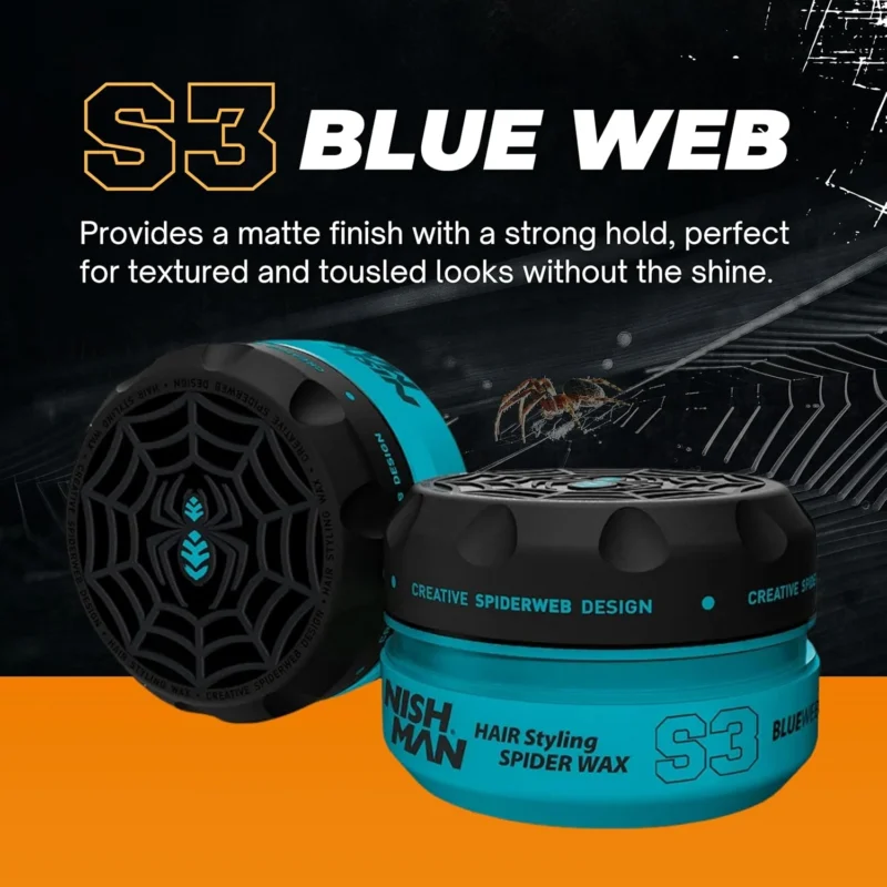 Cera Spider Nishman S3 Blue Web 150ml - Imagen 4