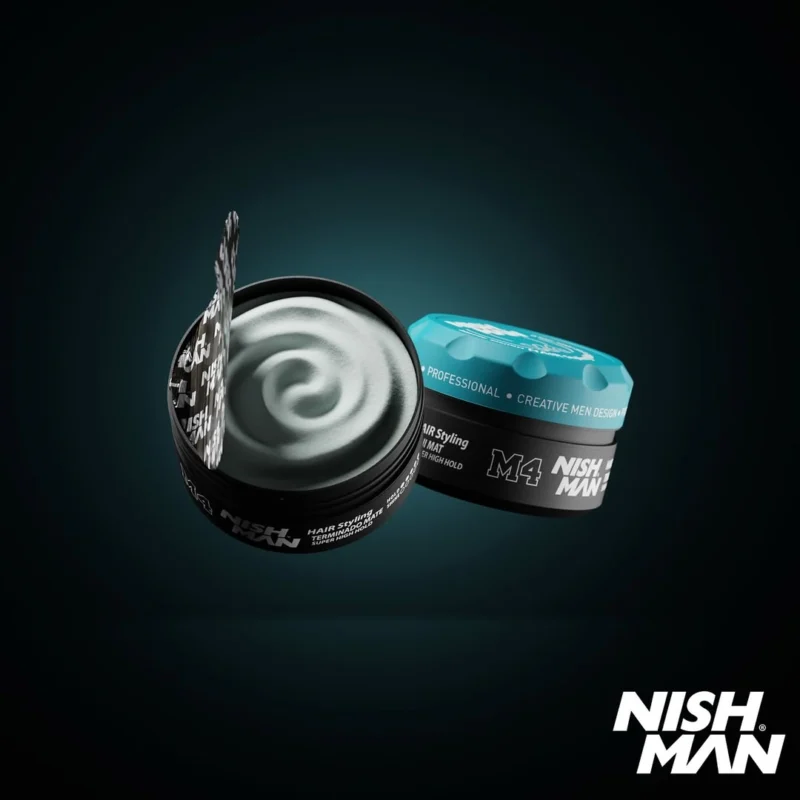 Cera Matte NishMan M4 Matte Finish de Fijación Ultra Fuerte 100ml - Imagen 5